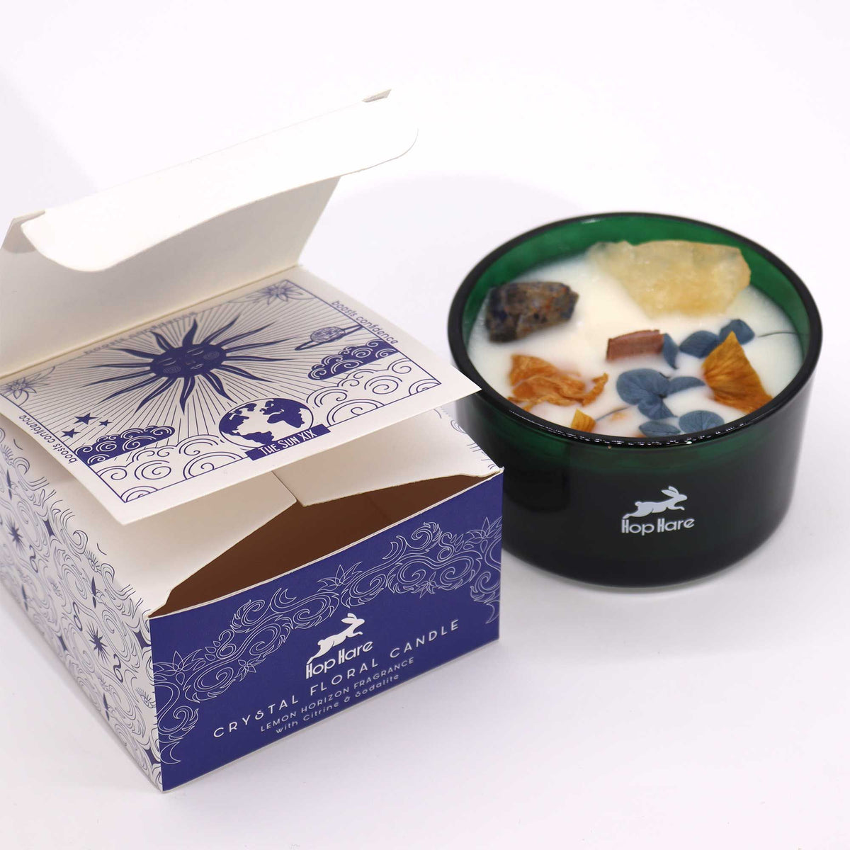 Hop Hare Crystal Magic Flower Candle - The Sun product image 8