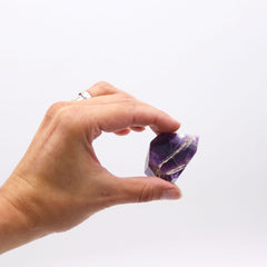 Gemstone Points approx 6cm (0.5KG) - African Amethyst (approx 8 pieces) product image 2