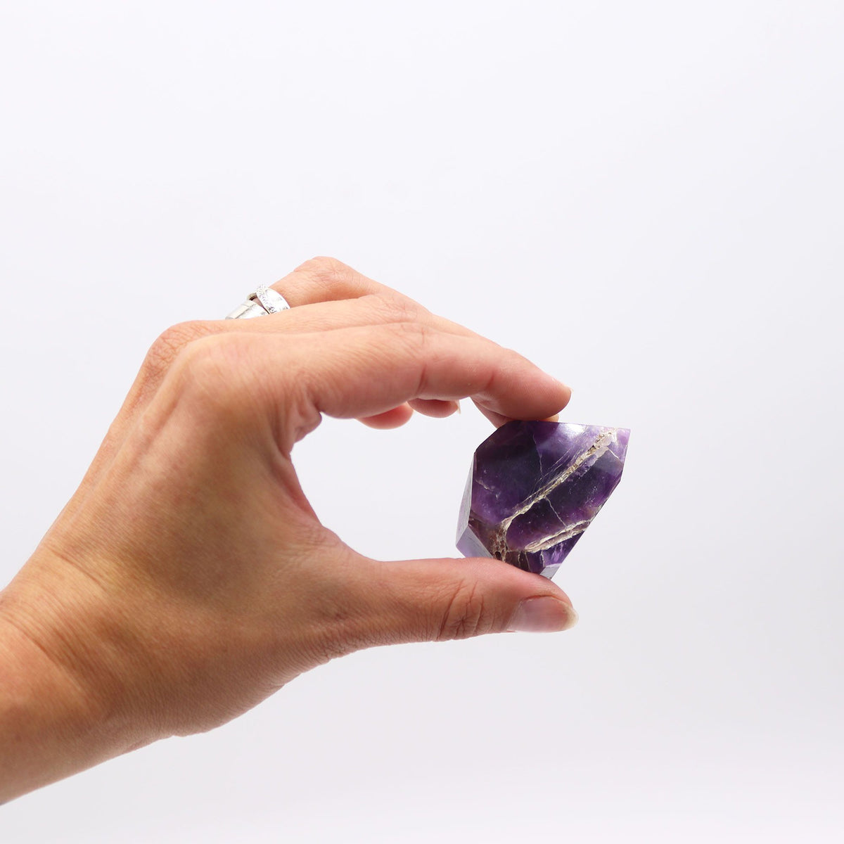 Gemstone Points approx 6cm (0.5KG) - African Amethyst (approx 8 pieces) product image 2