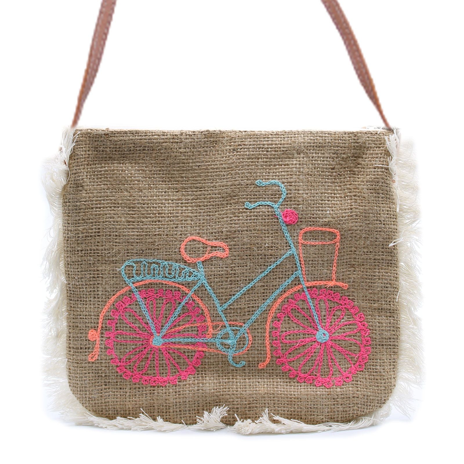 Fab Fringe Bag - Bicycle Embroidery product image