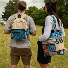 Standard Kathmandu Backpack - Dhaka Design (34x27x10cm)