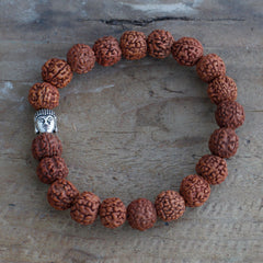 Rudraksha Buddah Bangle Mala - Natural product image 2