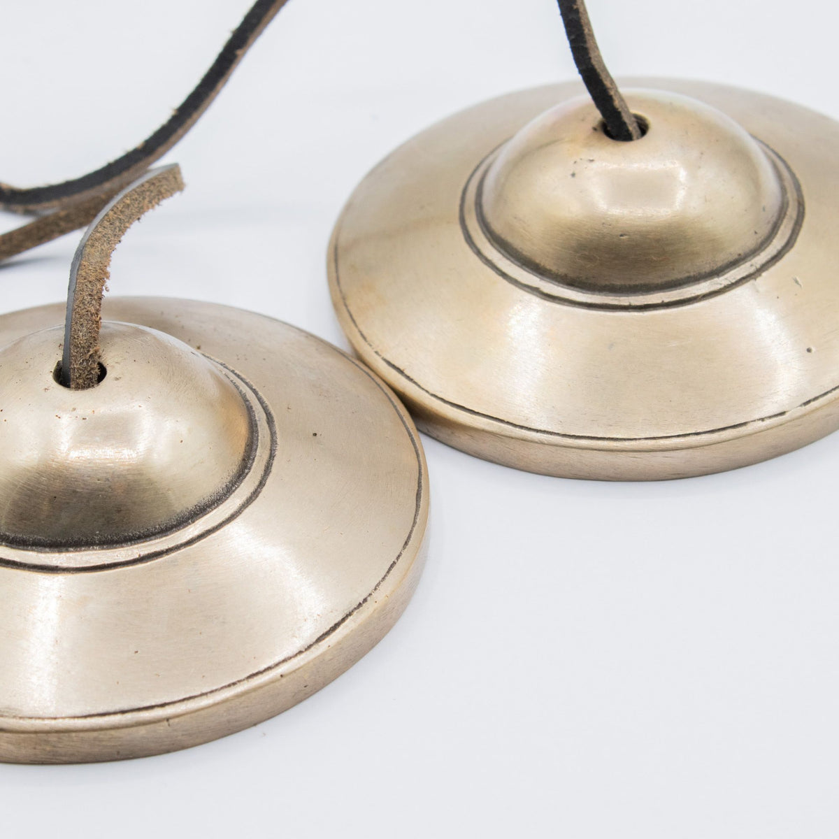 Premium Brass Tibetan Tingsha - Plain Traditional - approx 7.5cm (345gm) product image 5