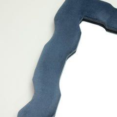 Soft Squiggly Mirror – Chunky Frame – Royal Blue (30.5x22.5x2.3cm) product image 3