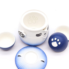 Panda Teapot Set & Three Cups - Sky Blue product image 3