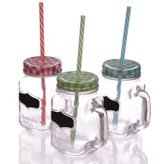 Vintage Drinking Jar and Chalkboard - Green product image 3