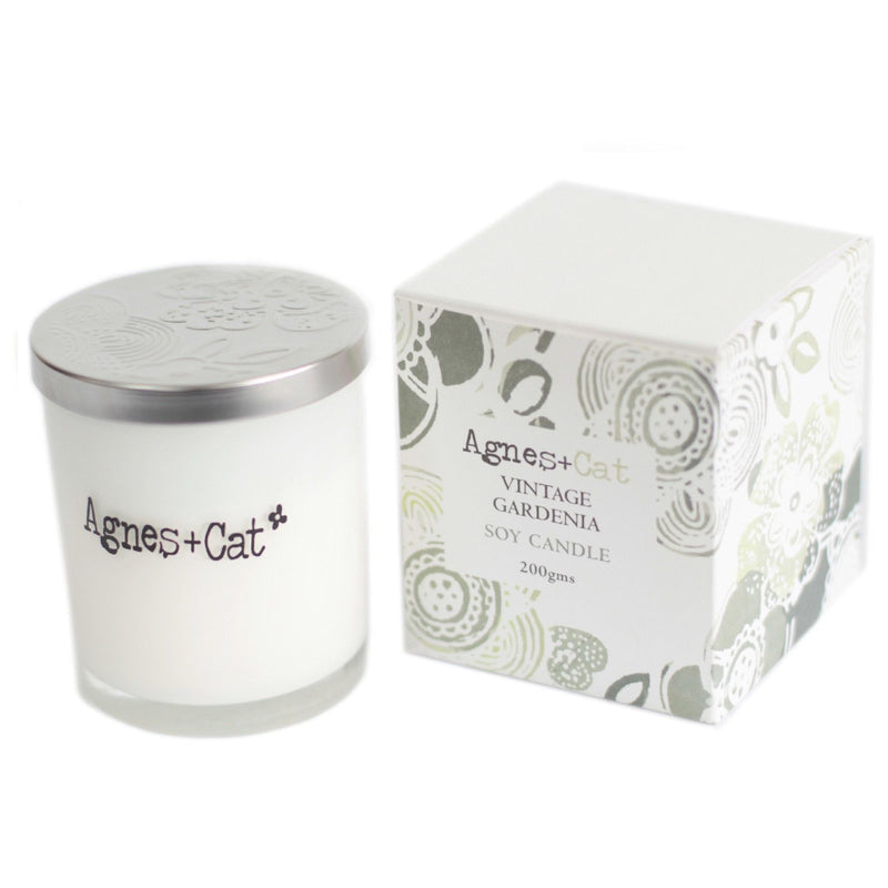 Agnes + Cat Votive Candle - Vintage Gardenia product image