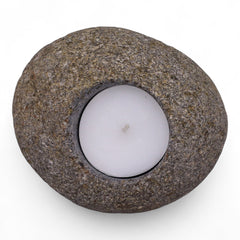 Natural Riverstone Candle Holder - Single Nightlight product image 9