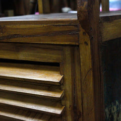 Recycled Teak-wood Open Shelf Display product image