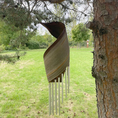 Coconut Leaf Wind Chimes - Natural product image 2