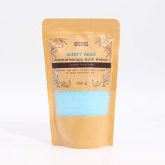 Aromatherapy Bath Potion in Kraft Bag 350g - Sleepy Head product image