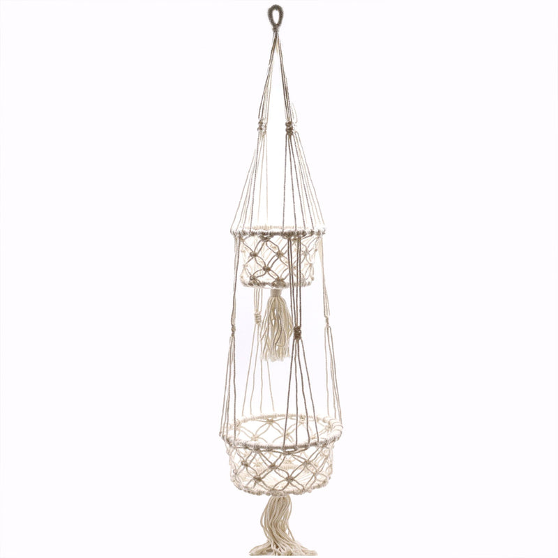 Macrame Pot Holder - Double Holder product image