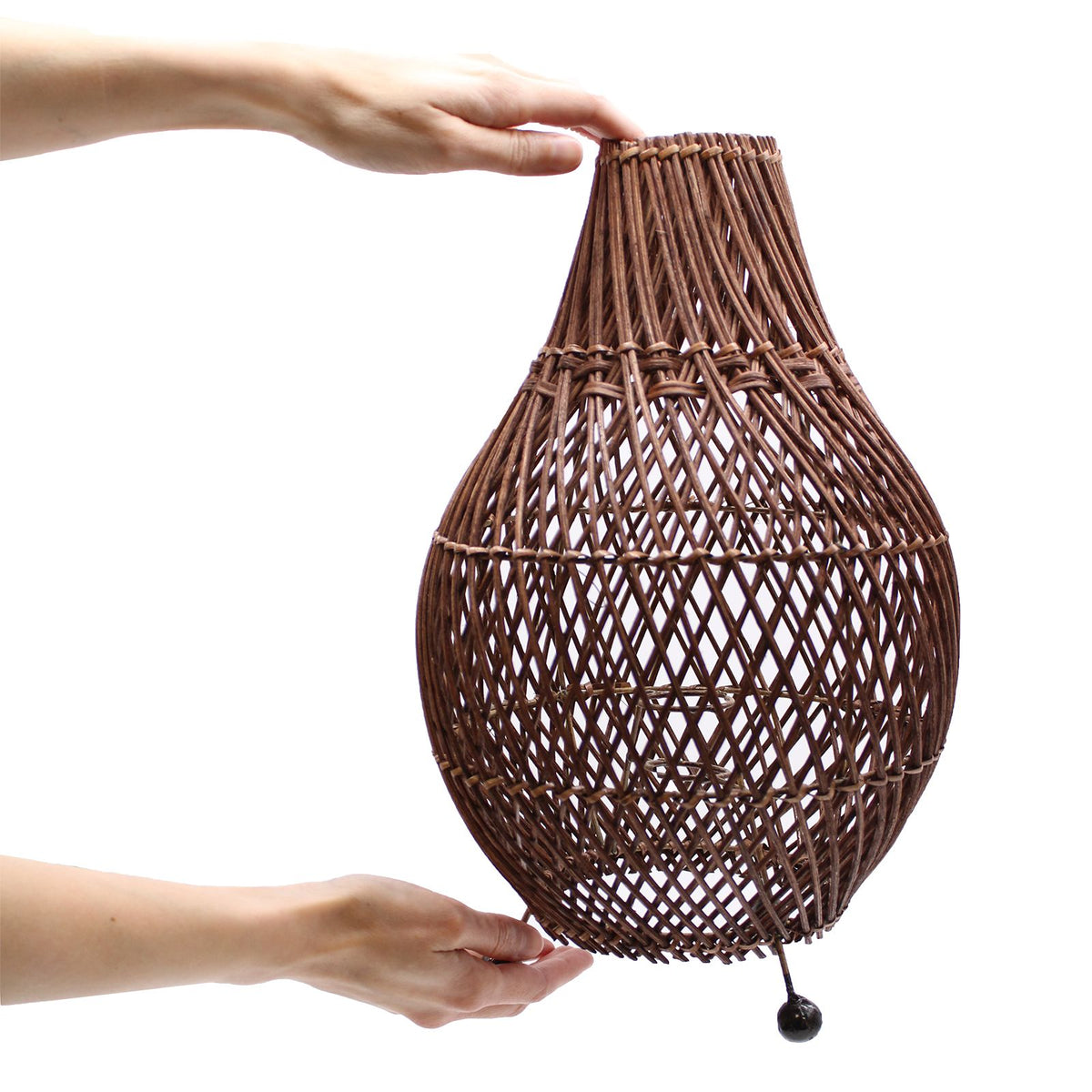 Rattan Table Lamps - Dark Brown product image 4
