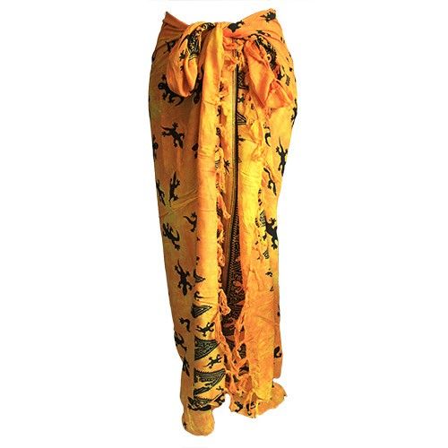 Bali Gecko Sarongs - Yellow product image