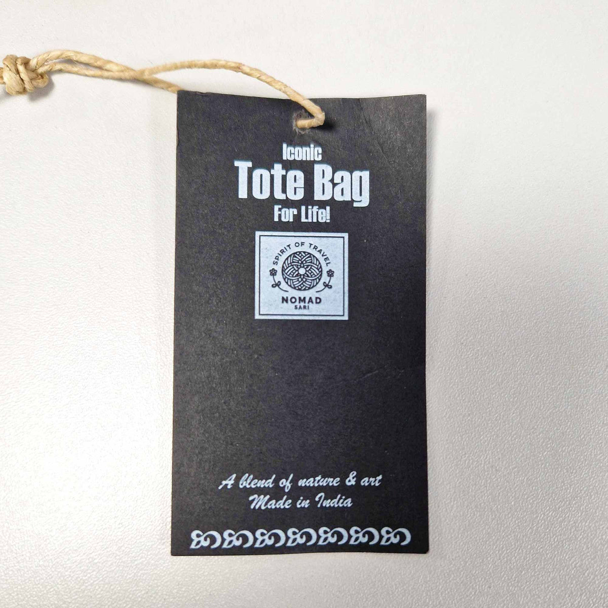 Iconic Classic Tote Bag - Stay Wild, Mood Child - Black Natural 10oz product image 4