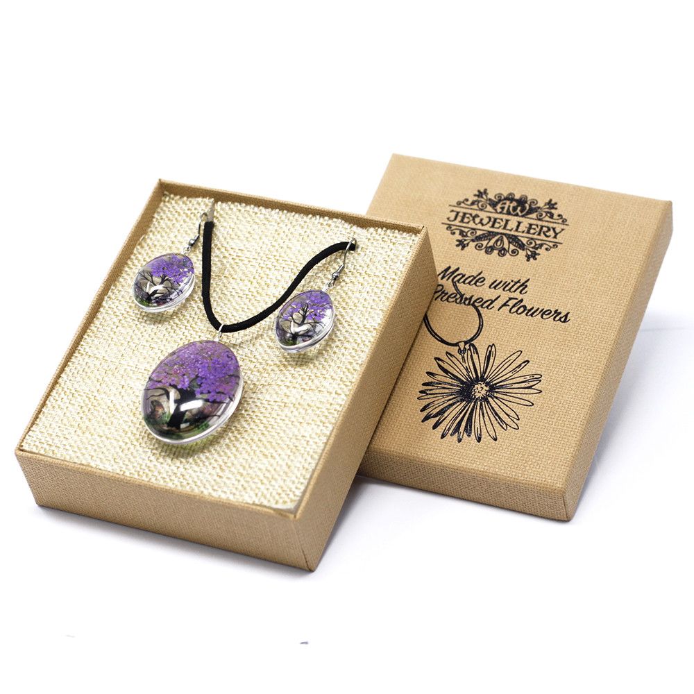 Pressed Flowers - Tree of Life set - Lavender product image