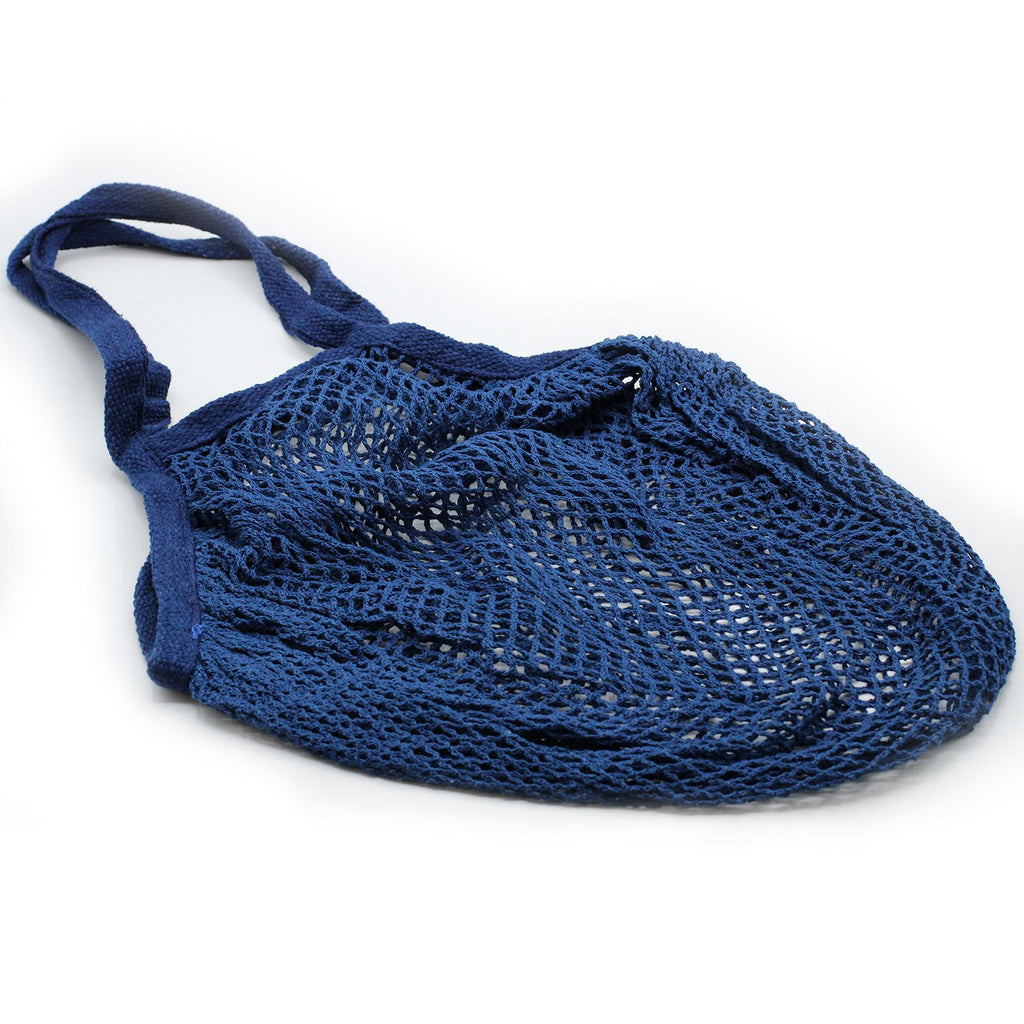 Pure Cotton Mesh Bag - Denim product image 2