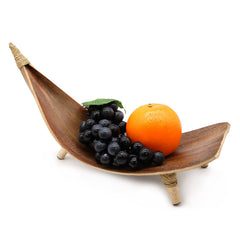 Coconut Leaf Fruit Bowl Set - Natural product image 2