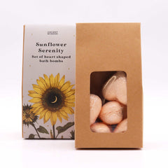 Sunflower Serenity Bath Heart Gift Set product image 3