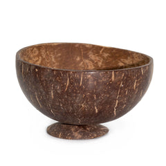 Medium Natural Coconut Bowl on Stand product image