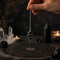 Raw Gemstone Pendulum - Black Agate product image 3