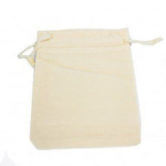 Quality Velvet Pouch - Ivory 10x12cm product image