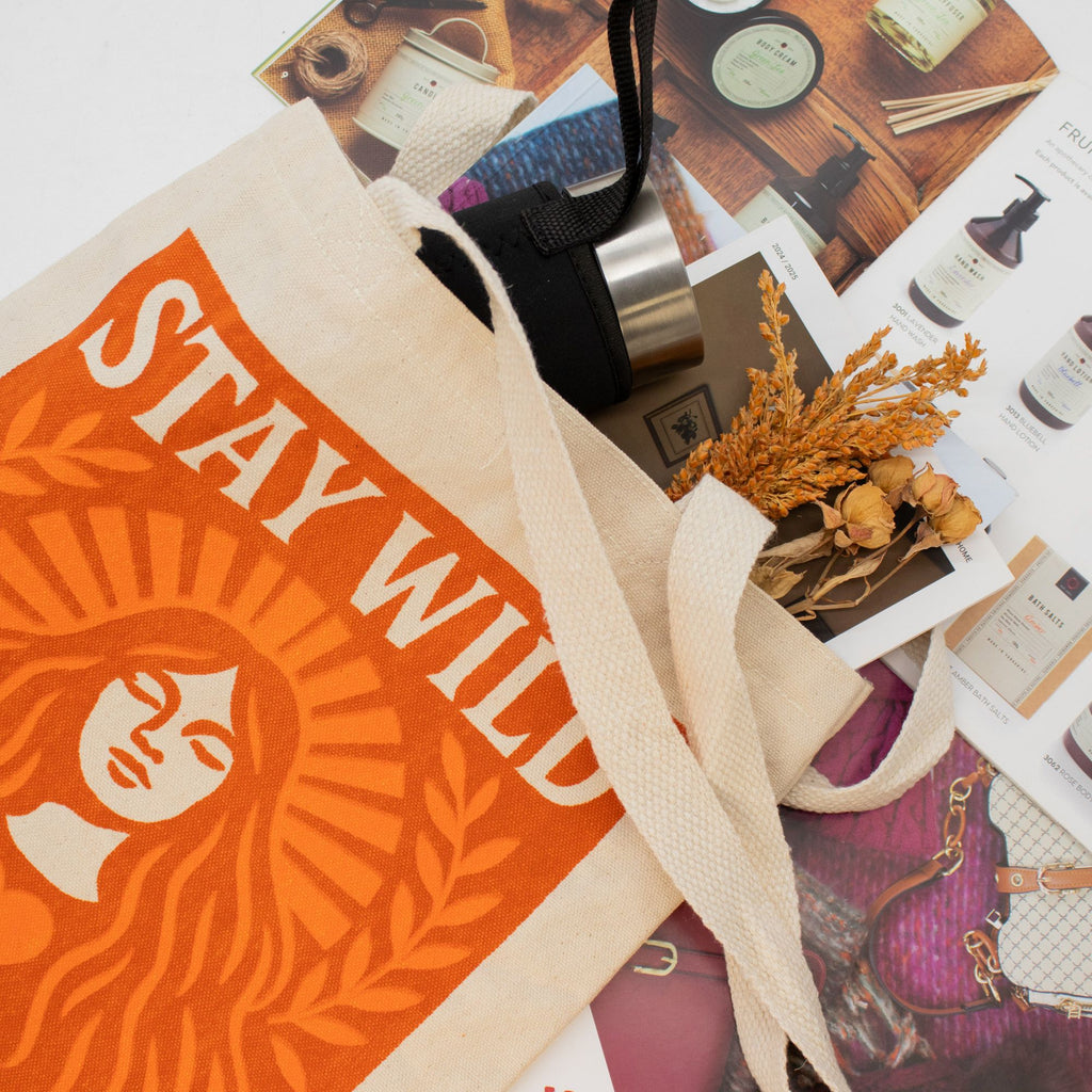 Nomad Sari Iconic Toni Tote Bag - Stay Wild - Natural 10oz product image 4