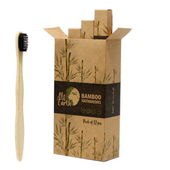 Bamboo Toothbrush - Charcoal Medium Soft product image 3