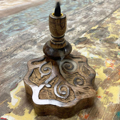 Sm Mango Wood Backflow Burner - Tree of Life product image 2