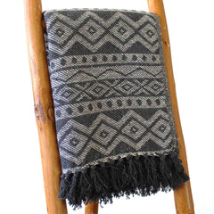 Boho Comfort Throws - Grey Geometric product image