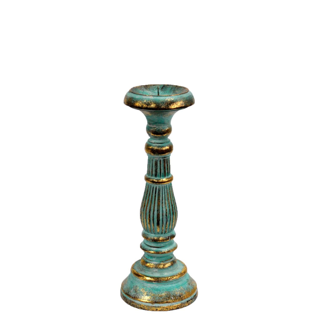 Small Candle Stand - Turquois Gold product image