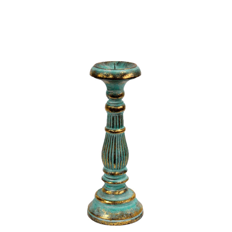 Small Candle Stand - Turquois Gold product image