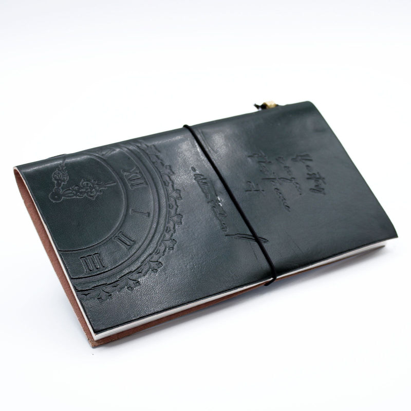 Handmade Leather Journal - If a Story is in You - Green (80 pages) product image
