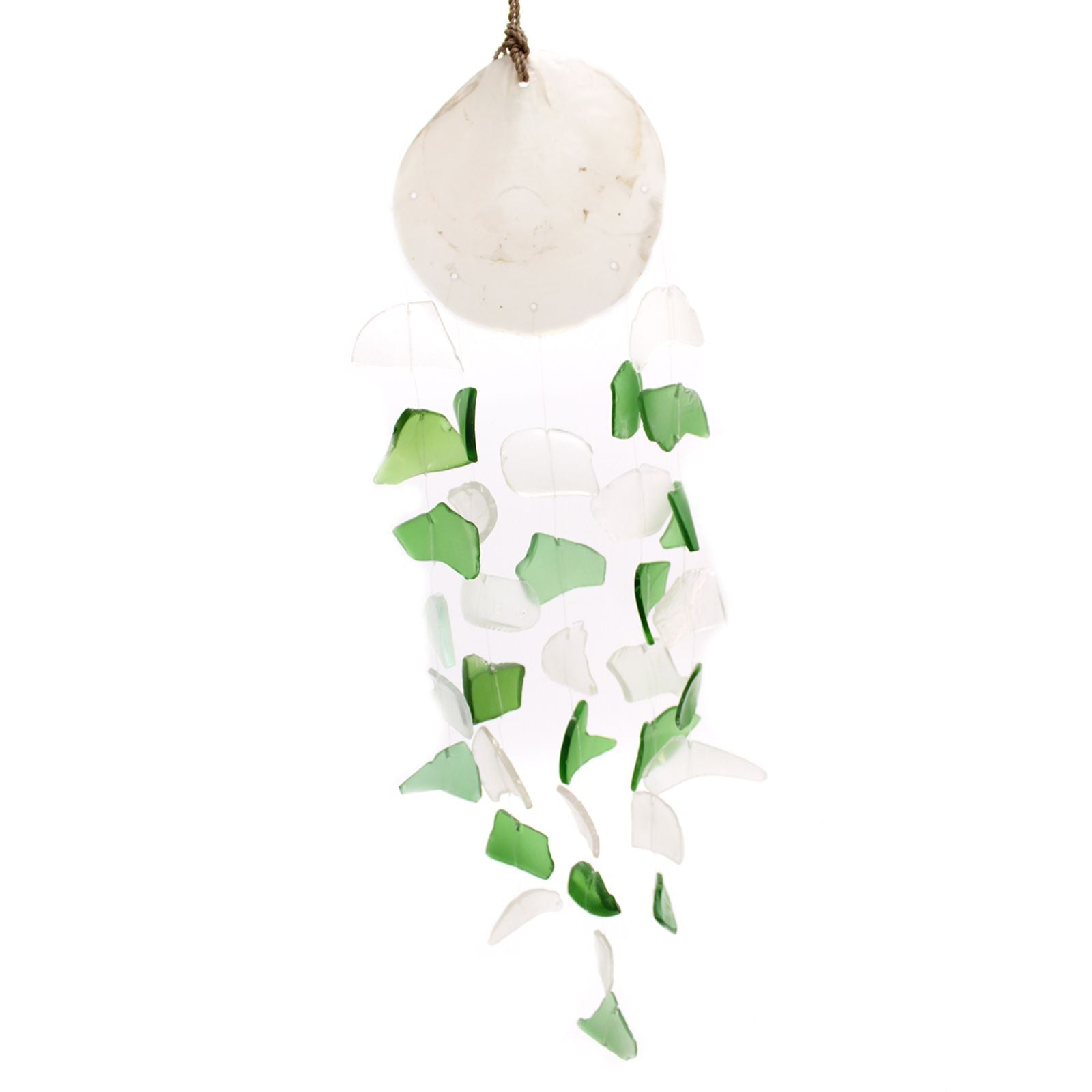 Copis & Glass Drop - Green & White Glass product image