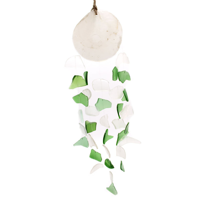 Copis & Glass Drop - Green & White Glass product image