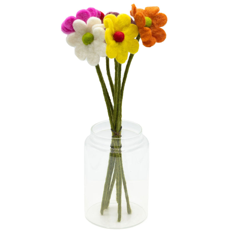 Felt Flowers - Daisy (assorted colours) product image
