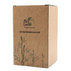 Cottage Bamboo Glass Jar - 15cm product image 3
