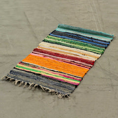Large Rag Rug - 150x90cm - premium quality - Rainbow Colours product image 3