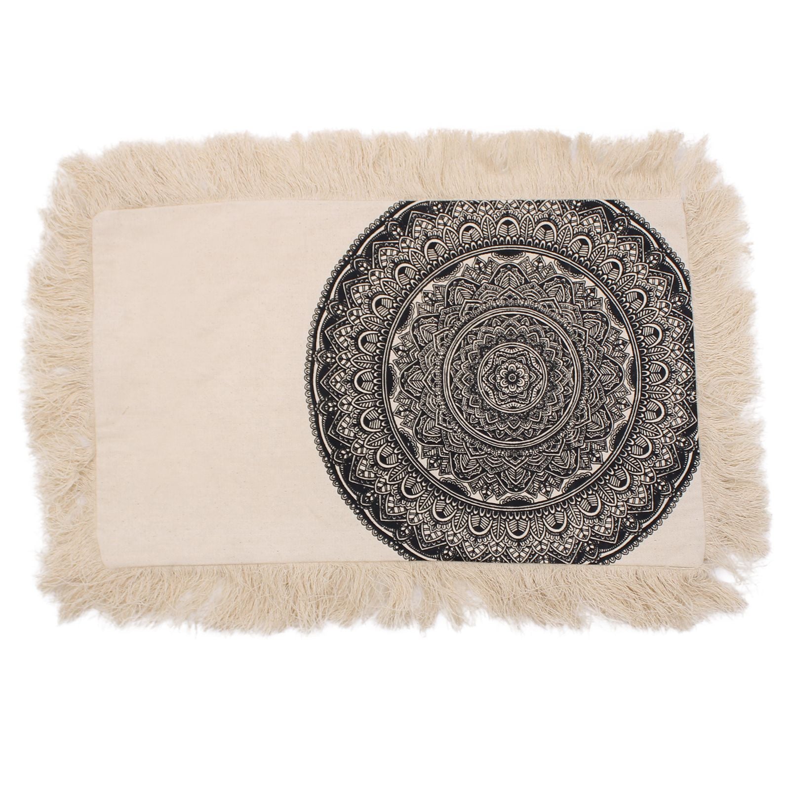 Traditional Mandala Cushion - 30x50cm - black product image