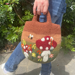 Mushroom Garden Felted Bag product image 4