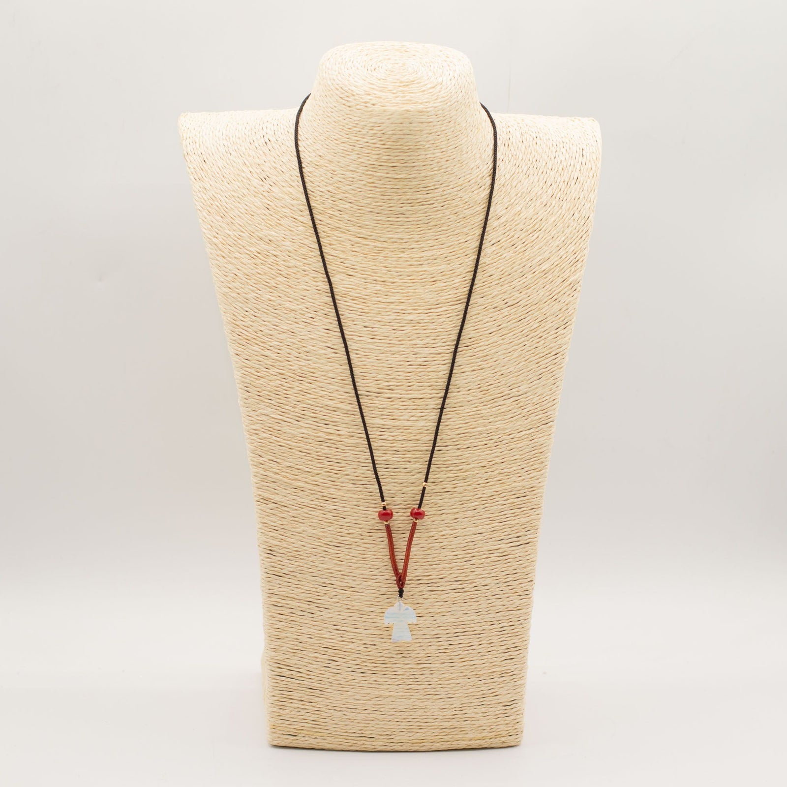 Cord Necklace Gemstone Pendant - Opalite Angel product image