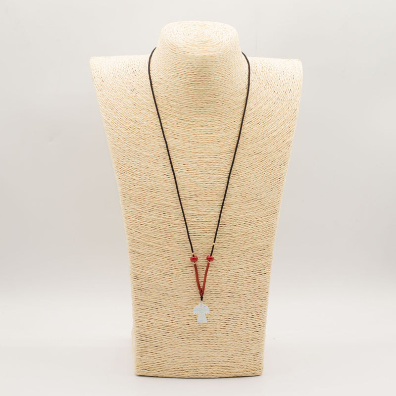 Cord Necklace Gemstone Pendant - Opalite Angel product image
