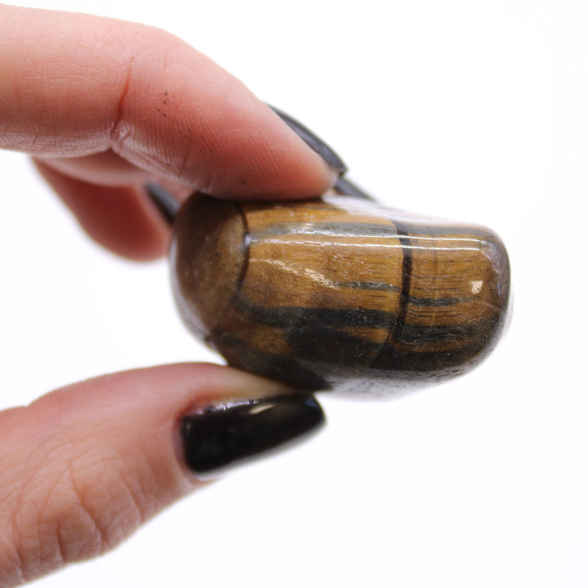 Medium African Tumble Stones - Tigers Eye - Varigated product image 2