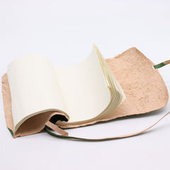 Rolled Leather Travel Notebook - 96 pages - Green 21x15cm product image 2
