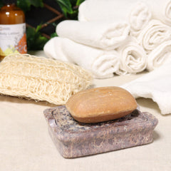 Soapstone Soap Dish & Drainer 11x8cm- Classic Square product image 5