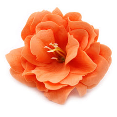 Craft Soap Flower - Small Peony - Orange product image 2