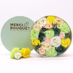 Round Box - Spring Celibrations - Yellow & Greens product image 4