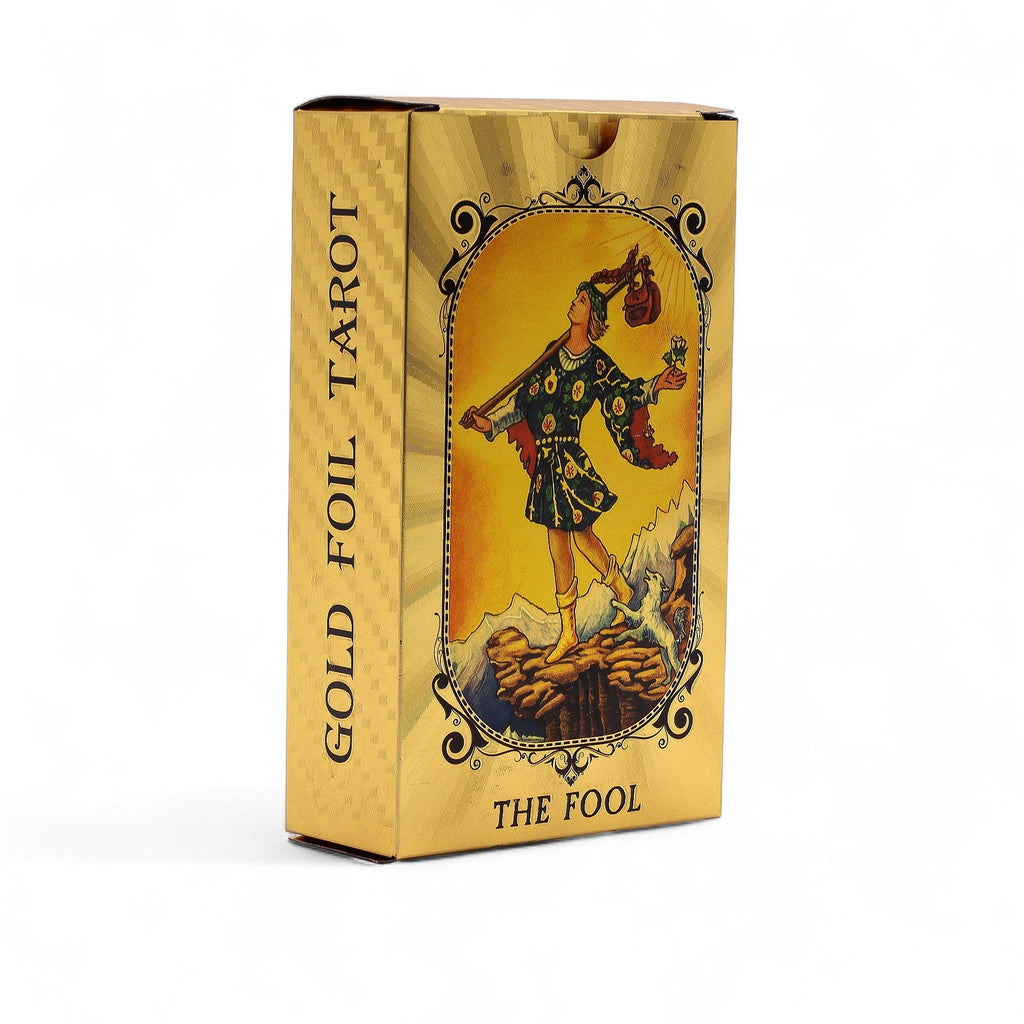 Blue & Gold Foil Tarot Card Set - All Seeing Eye - with booklet product image 4