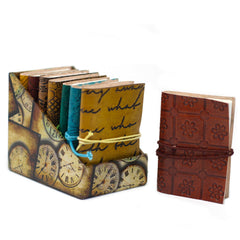 Mini Assorted Leather Notebook (4x3") - 1 piece product image 3