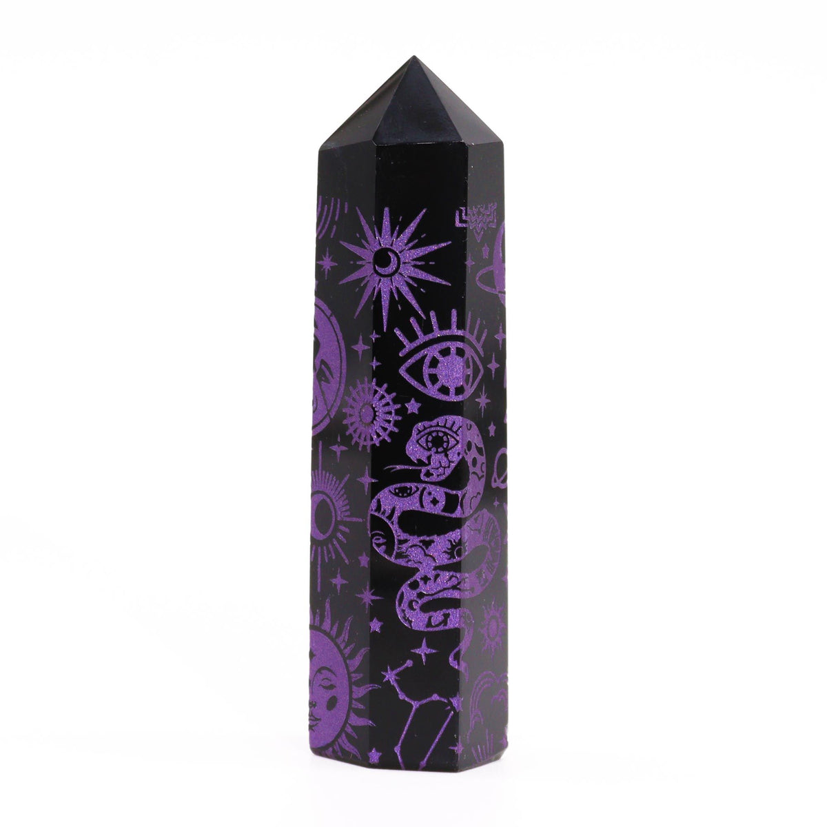 Black Obsidian Point - Mystic Story - Deep Purple - product image 5